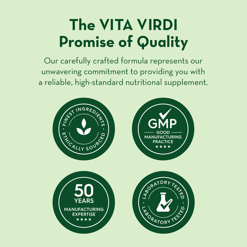 Vita Virdi Organic Greens | 20+ Superfoods & 18 Digestive Enzymes | 0g Sugar | Unflavored | USDA Organic, Non-GMO, Vegan | Daily Wellness & Nutrition Supplement